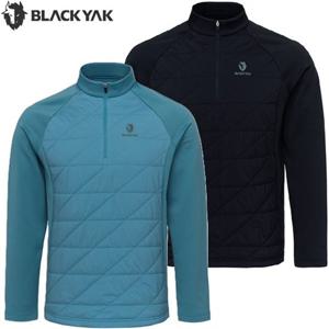 블랙야크 남성 겨울 아웃도어 등산 긴팔티셔츠 프리마로프트 집업 긴팔티1 1BYZTWU007