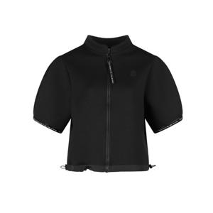 골피아 TO25A810W 여성 밑단 스트링 간절기 반팔 집업 점퍼