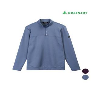 그린조이 세이브존07 남성 엠보 절개 하프 집업 티셔츠 GF23KL53M5