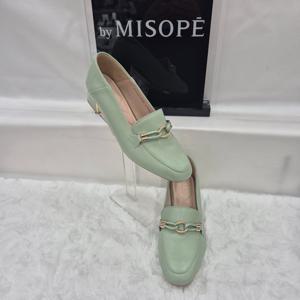 [미소페]By미소페 여성 골드 장식 로퍼 112HT419TH006 LGREEN 2