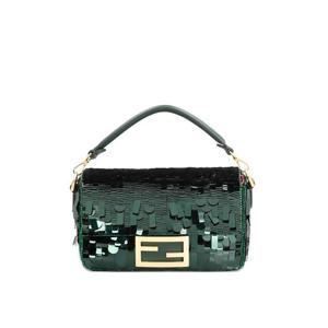 펜디 바게트 미니 시퀸 토트 백 8BS017AMP0