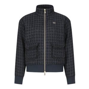 [세인트앤드류스]여성 프릴 포켓 글리터 트위드 점퍼 821D4JSA02