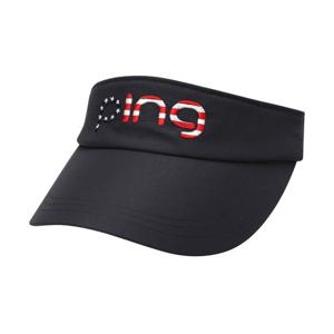 [핑]여성 성조기 로고 썬바이저 121E2CP355_NA_IC