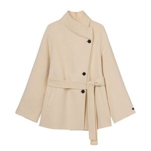 [올리브데올리브] 하이넥 캐시미어 하프 코트 OW5WHA650