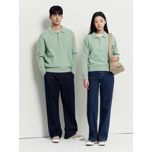 [빈폴멘] 푸즈예티 칼라넥 니트  라이트 그린 (BC5X51C60L)