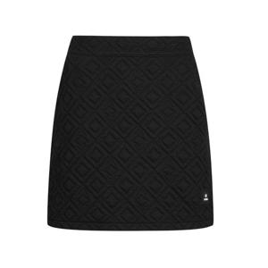 [핑]여성 다이아 패턴 자카드 큐롯 스커트 121E3PC382_BK_IC