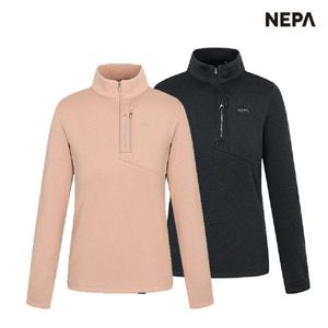 [네파] 여성 겨울 하이버 기모 집업 긴팔 티셔츠 7J85402