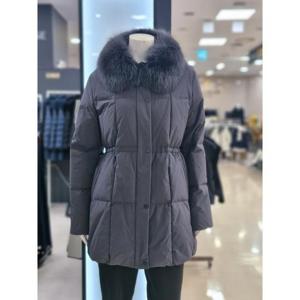 화이트호스 세이브존05 폭스 카라 탈 부착 구스 반코트 A44803