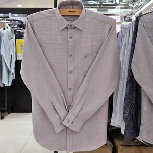 [레노마셔츠]일반핏/변형 미니 체크 긴소매 셔츠 RPFSG1430 PU_U