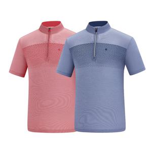 콜핑 남성 아이스본 패턴 등산 반팔 반집업 티셔츠 2342TK911M