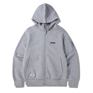 지프 클래식핏 소매포켓 후드집업 JP3TZU001MG