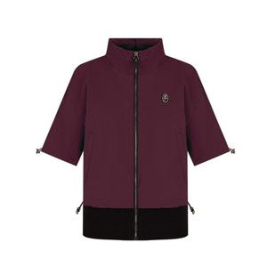 [까스텔바작]여성 스트링 집업 반팔 베스트 BGEFVT501PP