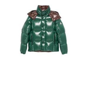 몽클레어 파라나 후드 쇼트 다운 자켓 1A00187 597Z8866 Green