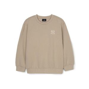 M MLB키즈긴팔티 TQK 7AMTB0446-50BGL 베이직 스몰로고 기모 맨투맨 뉴욕양키스