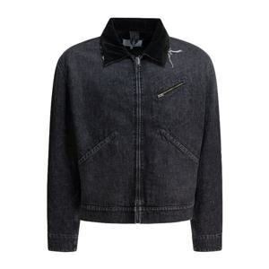 메종마르지엘라 체스트 지퍼 포켓 재팬 코튼 데님 재킷 S67AM01