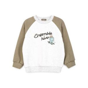 더센트럴 페리미츠 TC01 배색 라글랑 스웻셔츠 P2545T115