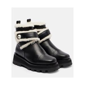 지미추 Meena 레더 앵클 부츠 P01109711