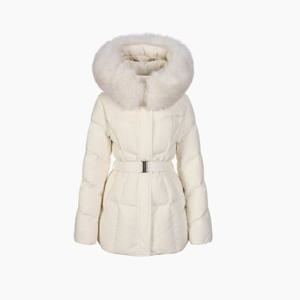 [에고이스트] 웨이스트 벨티드 폭스퍼 구스숏점퍼 ER4TD003