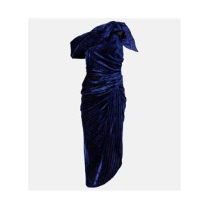 이사벨 Cyane 원숄더 벨벳 미디 드레스 P01095413