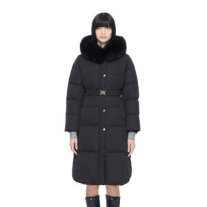 [듀엘]폭스퍼 벨티드 구스 롱 다운 패딩(D244PSG232)