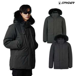 [스파이더] 공용 헥센 사파리 퍼 다운 점퍼 SPIWCNDJ304U