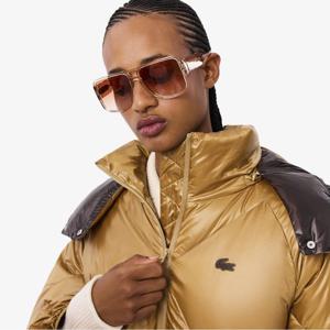 라코스테 공식 여성 글로시 다운 점퍼 BF8416-55N AIL