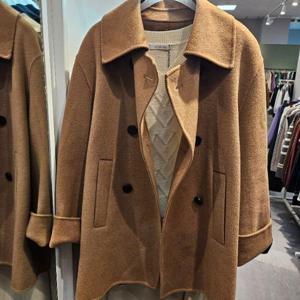 미센스 HC09 더블버튼 중기장코트 MB4YHMP103Z