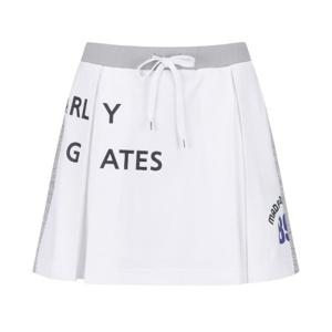 파리게이츠골프반바지 NQC 521D3PNA81_WH 여성 우븐 믹스 프린팅 밴딩 스커트