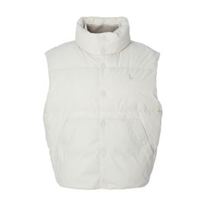 헤지스 골프 여성 25FW 아이보리 여성 중량 코듀로이 다운 베스트 HWJU5D753I1