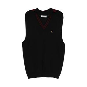 25 FW 비비안웨스트우드 V넥 민소매 니트 2701002QY002M TP444520752