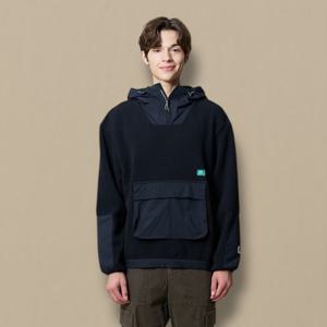 우븐패치 플리스 후디 아노락 BE34FT06U160