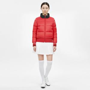 샵앤) 여성 반목 안감니트 골프 패딩 점퍼 LB-WJP-20896-레드