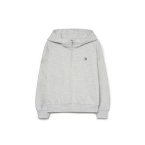 MLB후드티 PQJ 3FHDB2036-43MGL 여성 베이직 애슬레저 스몰로고 반집업 기모 후드티 보스턴 레드삭스