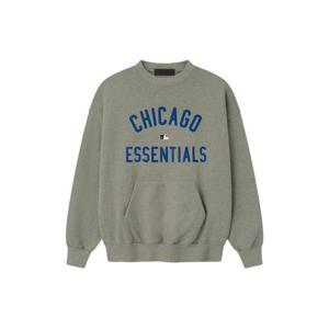 피어오브갓 X MLB 컵스 그래픽 크루 넥 스웨트셔츠 192ML252116F