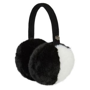 [와이드앵글]여성 CO 퍼 배색 귀마개 Black(WWW25Z01Z1)