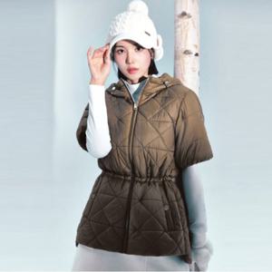 [와이드앵글]여성 CO 아르누보 하프슬리브 미디 자켓 Camel(WWW25172E3)