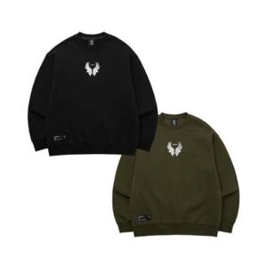 M 라이프워크긴팔티 CQK LW244MT407 로고 윙 오버핏 기모 맨투맨