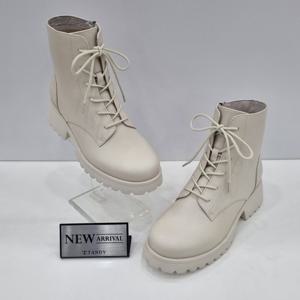 [탠디]미셸by탠디 여성 4CM 내피 기모 미니멀 워커 부츠 IC_1215