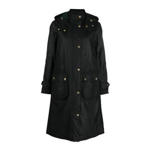 25 FW 바버 폴리시드 미디 레인코트 LWX1264BK71 TP444580540