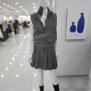 [비지트인뉴욕]니트패지 패딩 조끼베스트 VBAPA70V_US