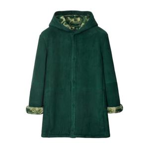 버버리 스웨이드 앤 시어링 재킷 8081847