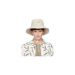 쟈크뮈스 버킷햇 오프 화이트 라 크루아제르 더 드 님 데님 버킷햇 252553M140010