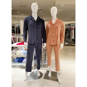 [비비안]세련 심플 최강 부드러움 신축성 포근 따뜻한 밍크극세사(벨로아) 커플잠옷세트 (MP/WP8876A)