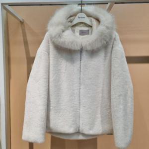 라티움 HC34 부드러운 페이크밍크 후드집업 페이크밍크점퍼 T2554jp02