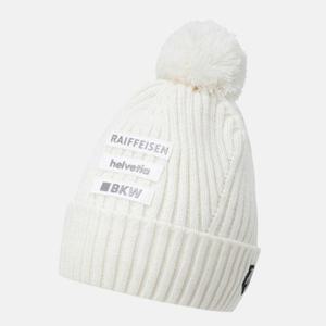 [데상트]데상트 로고 패치 방울 비니 SP423SKCN0WHT0 모자