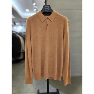 바쏘옴므 세이브존03 바쏘옴므 24F/W 오렌지  블렌드 베이직카라 니트티 WSAGY4WT86AORA