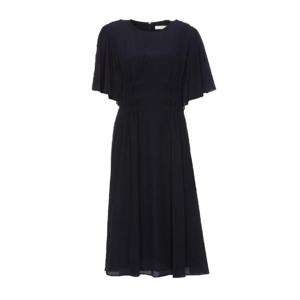 24FW chloe 실크 드레스 with frontal drapery C24SRO010044C3