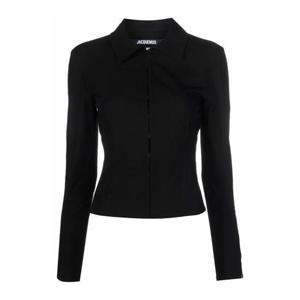 21FW 자크뮈스 여성 213SH0011070990 블랙 VISCOSE 셔츠 213SH0011070990