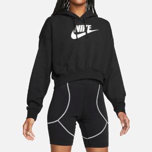 나이키 여자 오버핏 기모 크롭 후드티 DQ5851-010