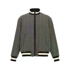 Balmain Reversible 자켓 with monogram DH1TF840VE82SKU